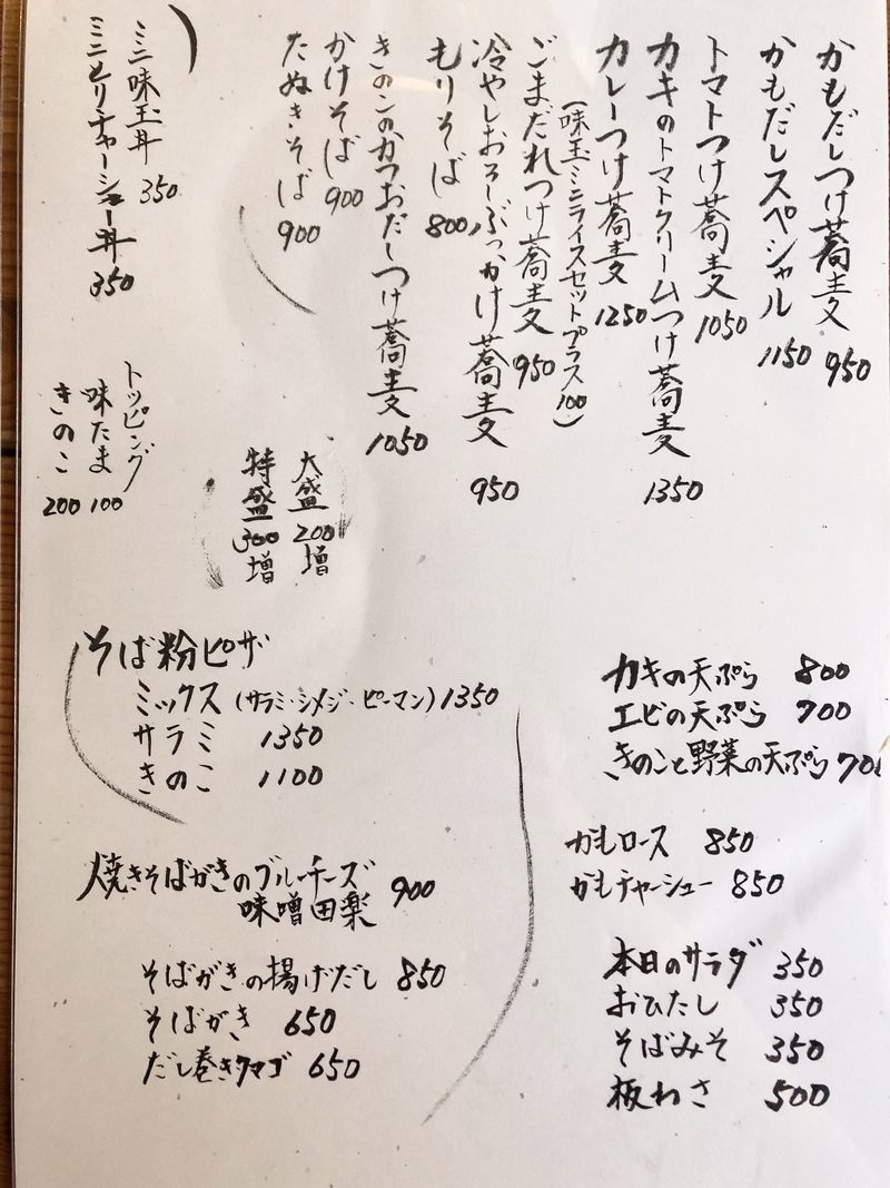 メニュー