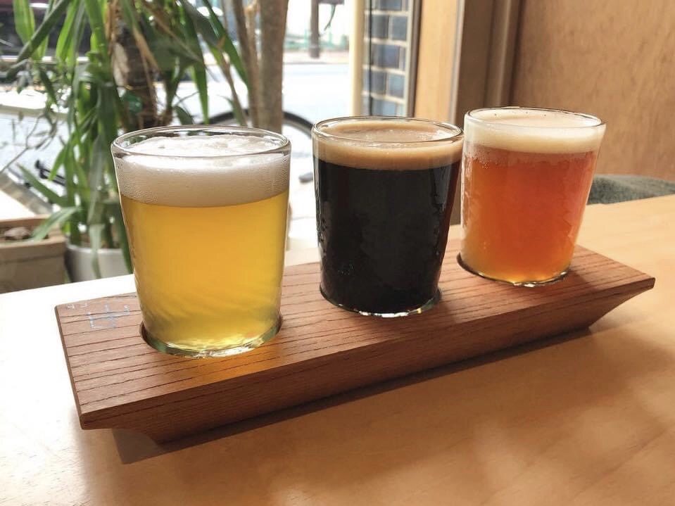 三種類のクラフトビール