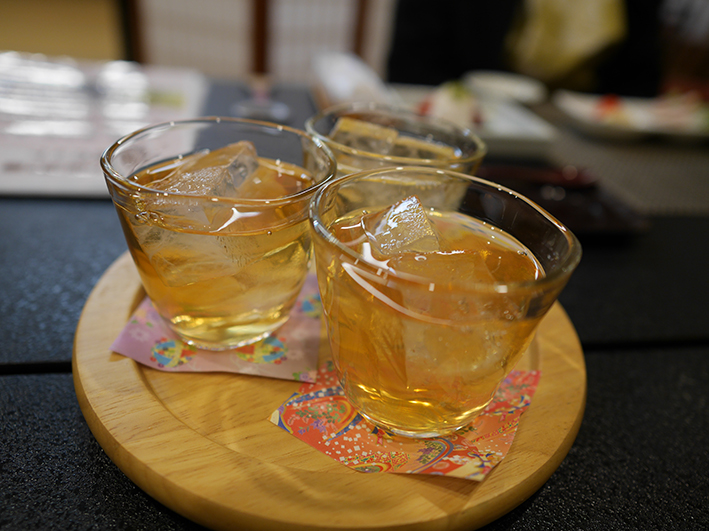青梅　儘多屋　食事　飲み物
