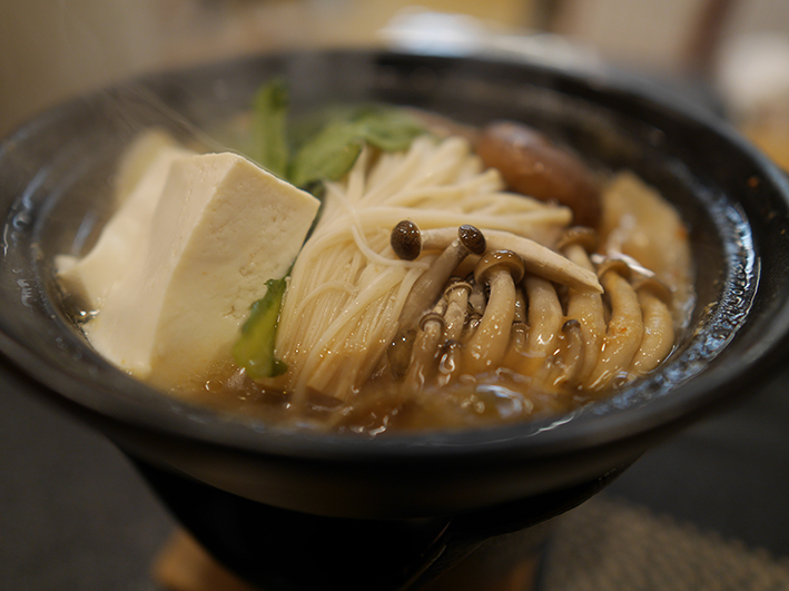 青梅　儘多屋　食事　鍋