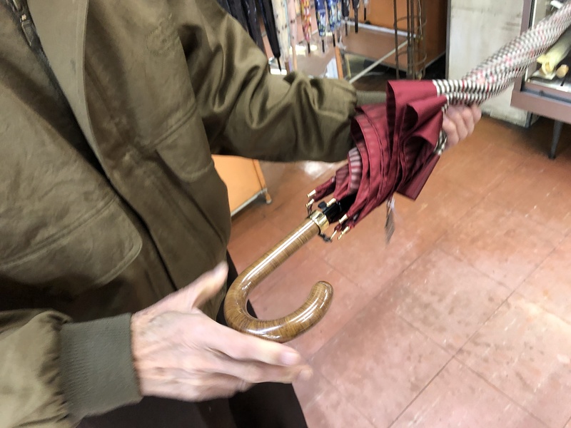 ホテイヤ傘店　傘　レクチャー