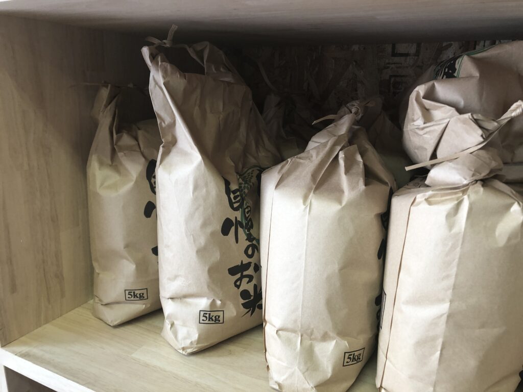 フードバンク青梅　食品　お米