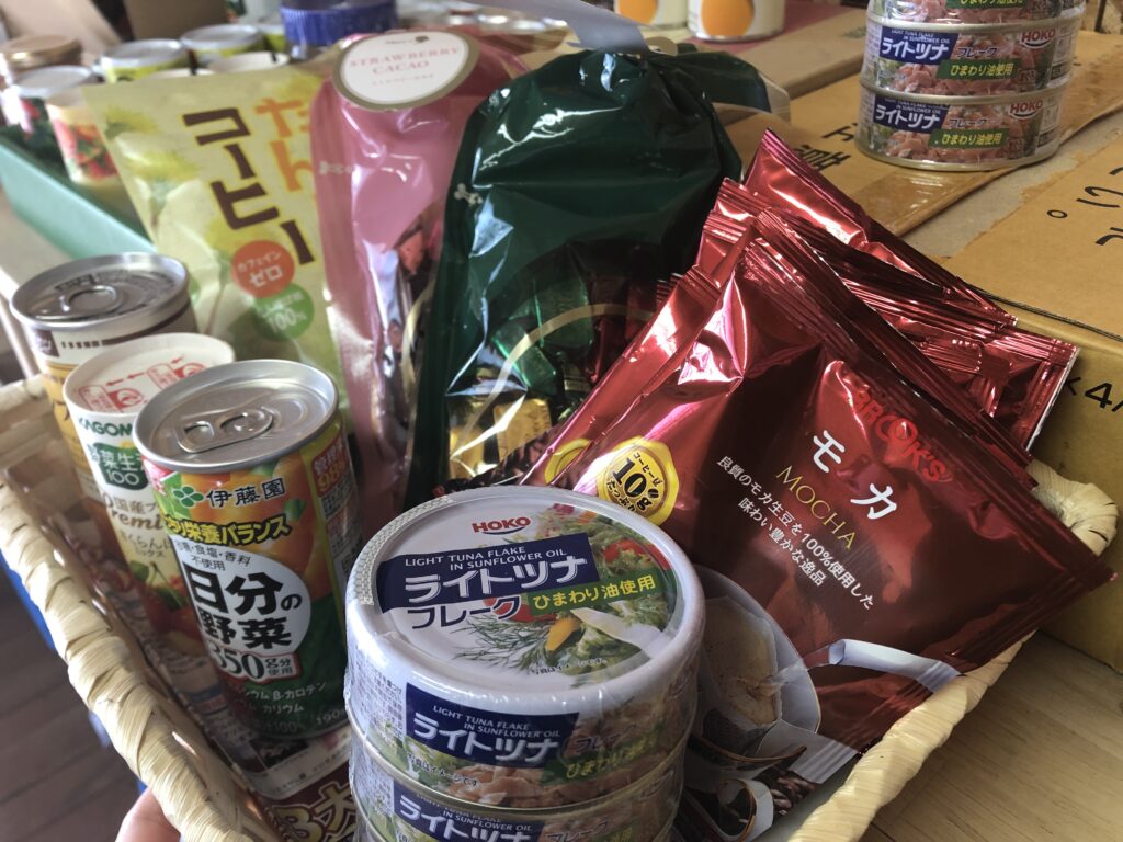 青梅　フードパントリーOME 食材
