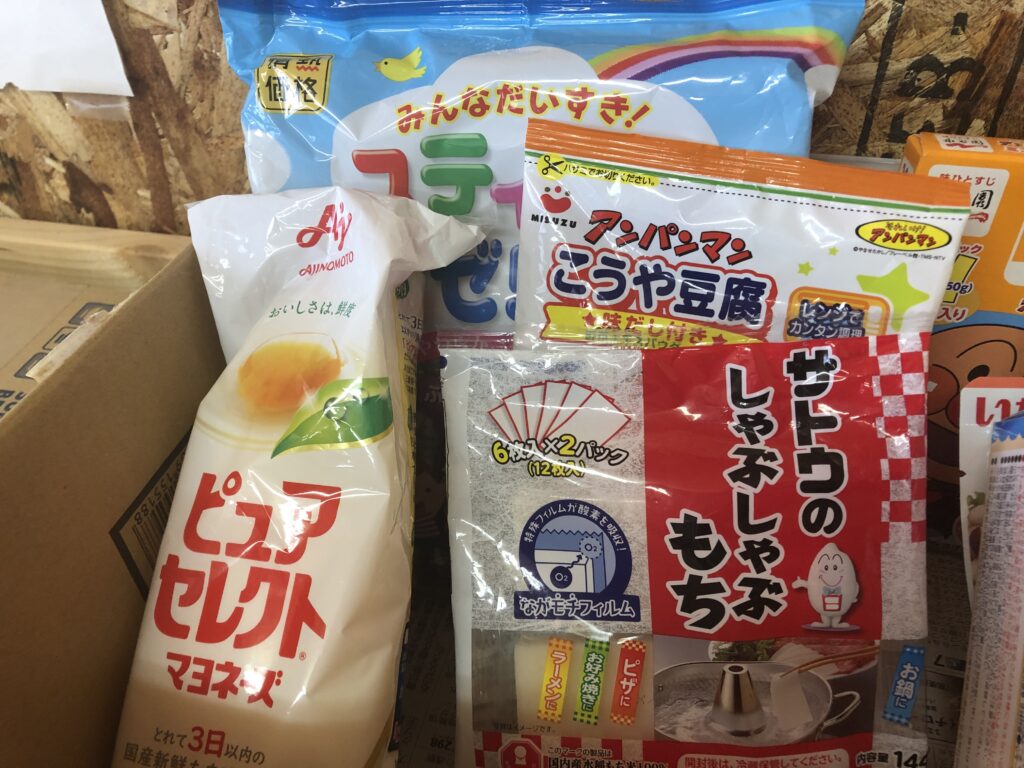 青梅　フードパントリーOME　食材
