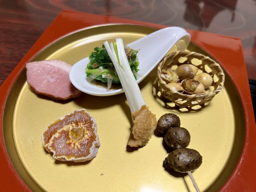 青梅 はらしま荘 料理