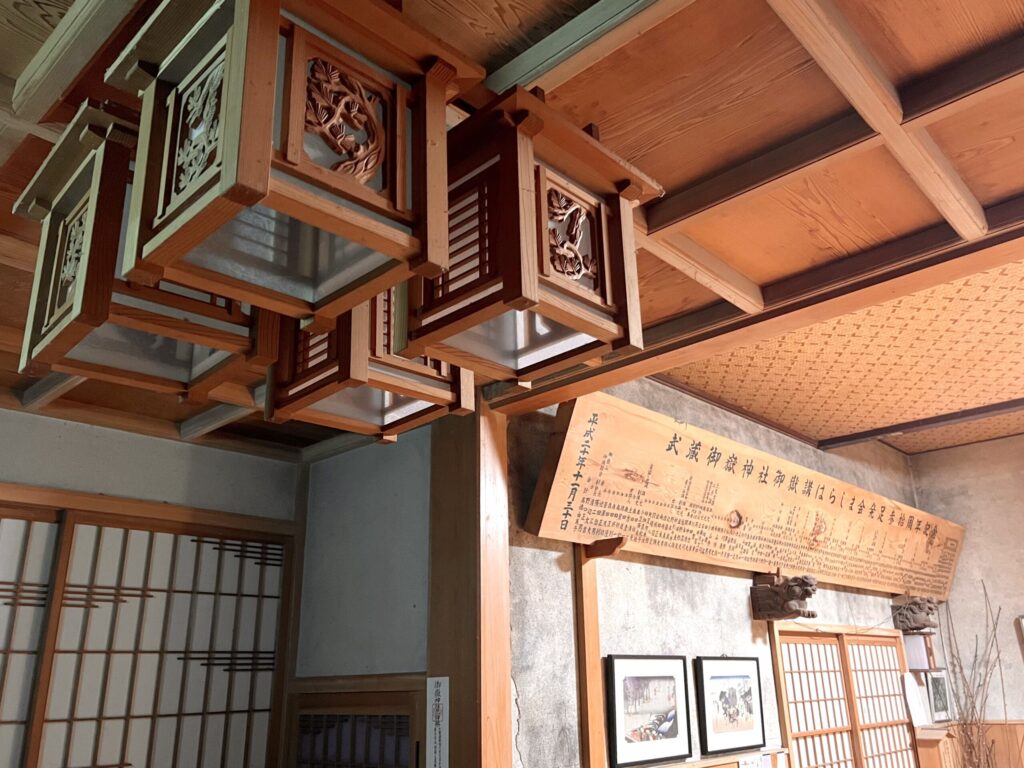 青梅 はらしま荘 御神木 天井