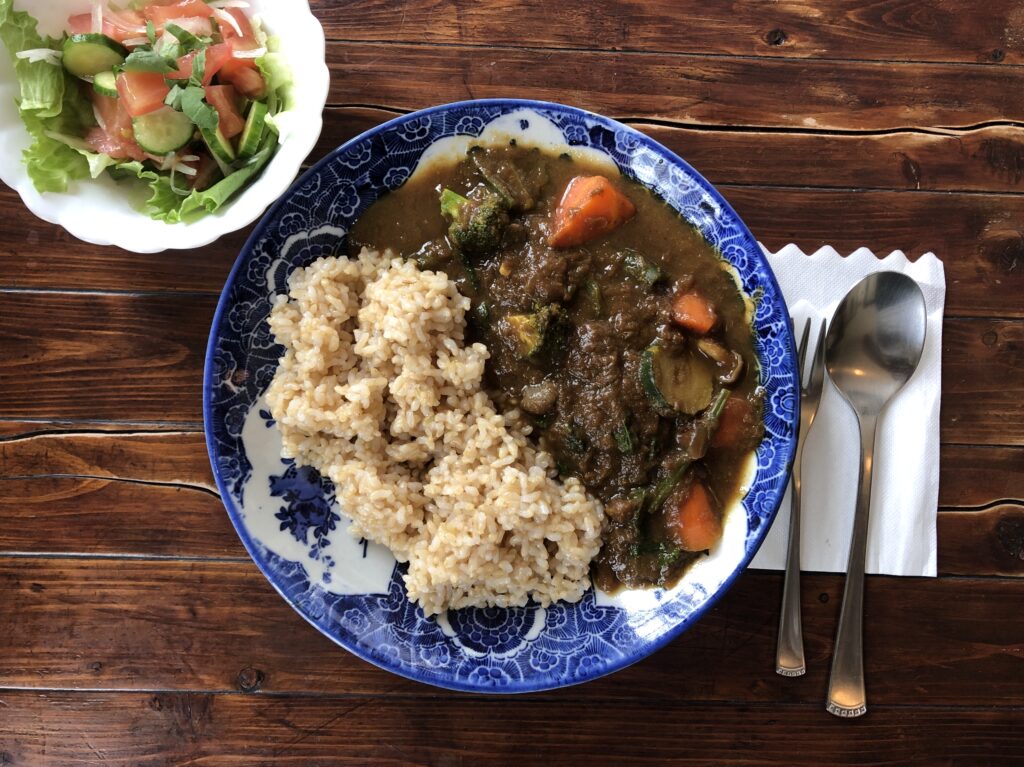 青梅　夏への扉　カレーセット