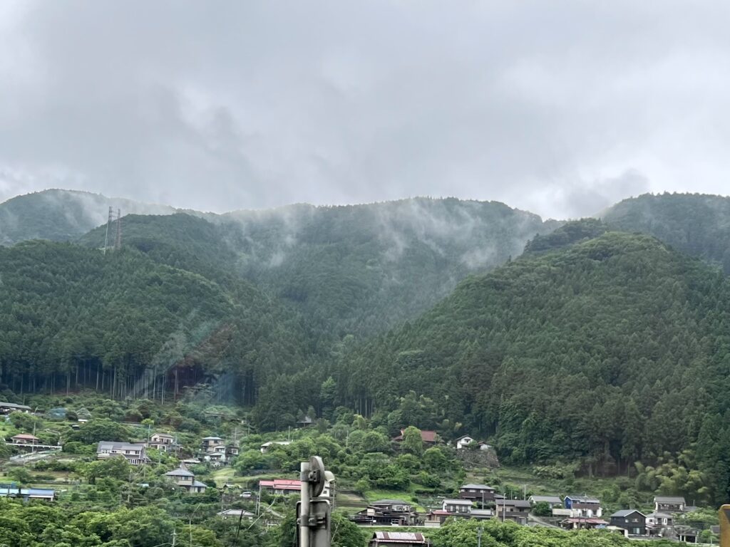 青梅 御岳山 山 眺め
