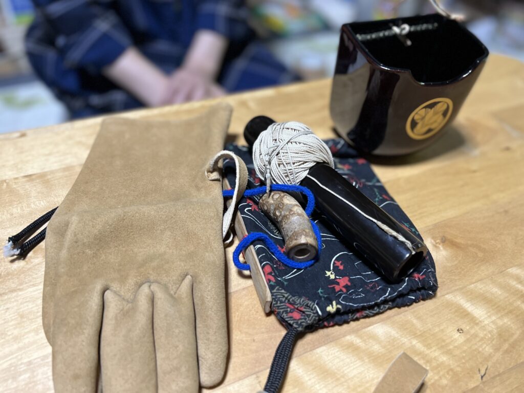 青梅 御岳山 鷹匠 手作り道具