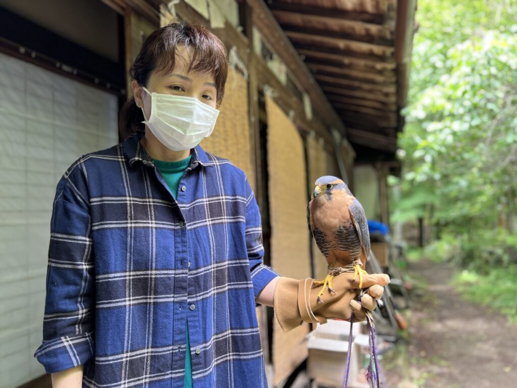 青梅 御岳山 諏訪流第18代宗家の大塚紀子さん