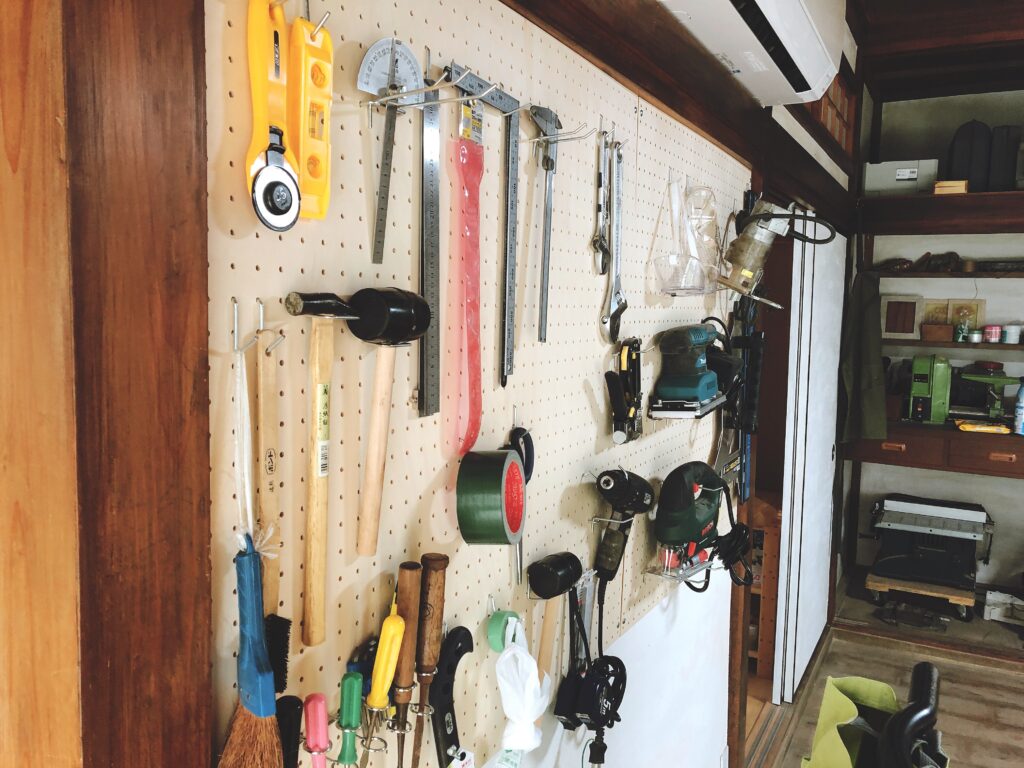 青梅　アトリエkiki　工具