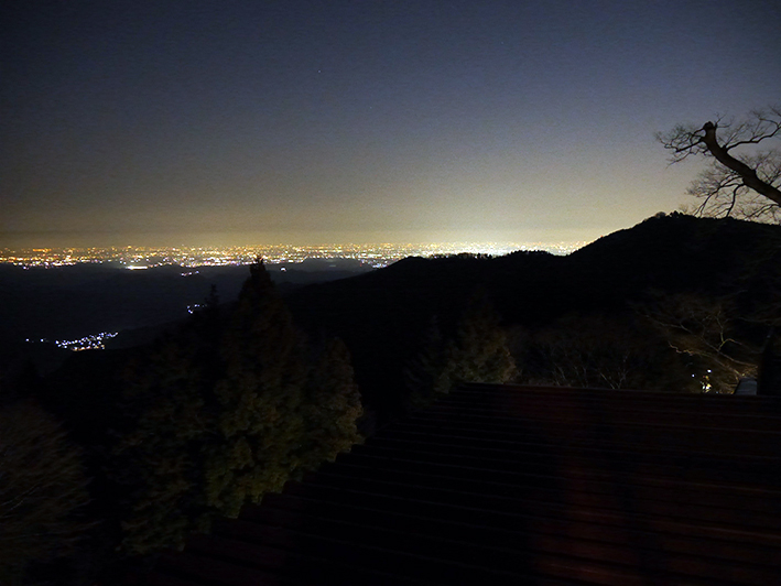 青梅　御岳山　蔵屋　夜景