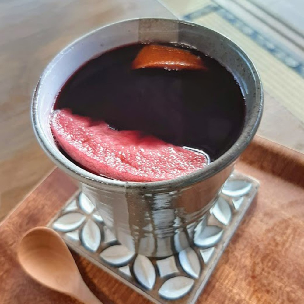 沢井マウンテンカフェ ホットサングリア風濃厚ぶどうジュース