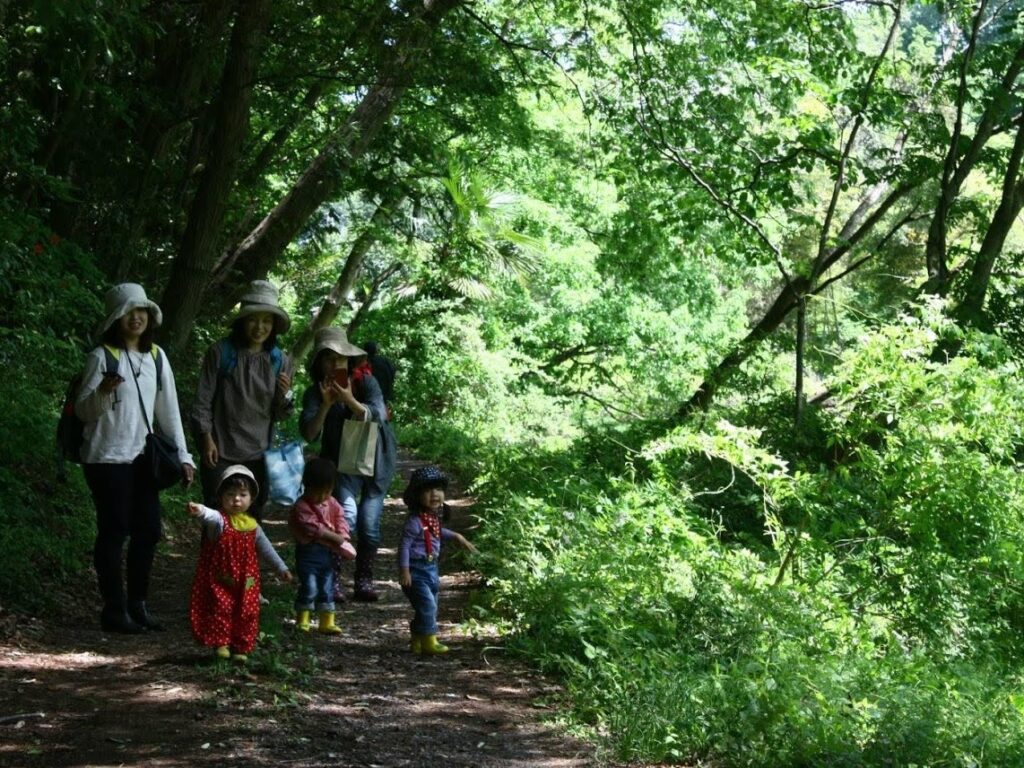 青梅　保育園　かぷかぷ山のようちえん　親子