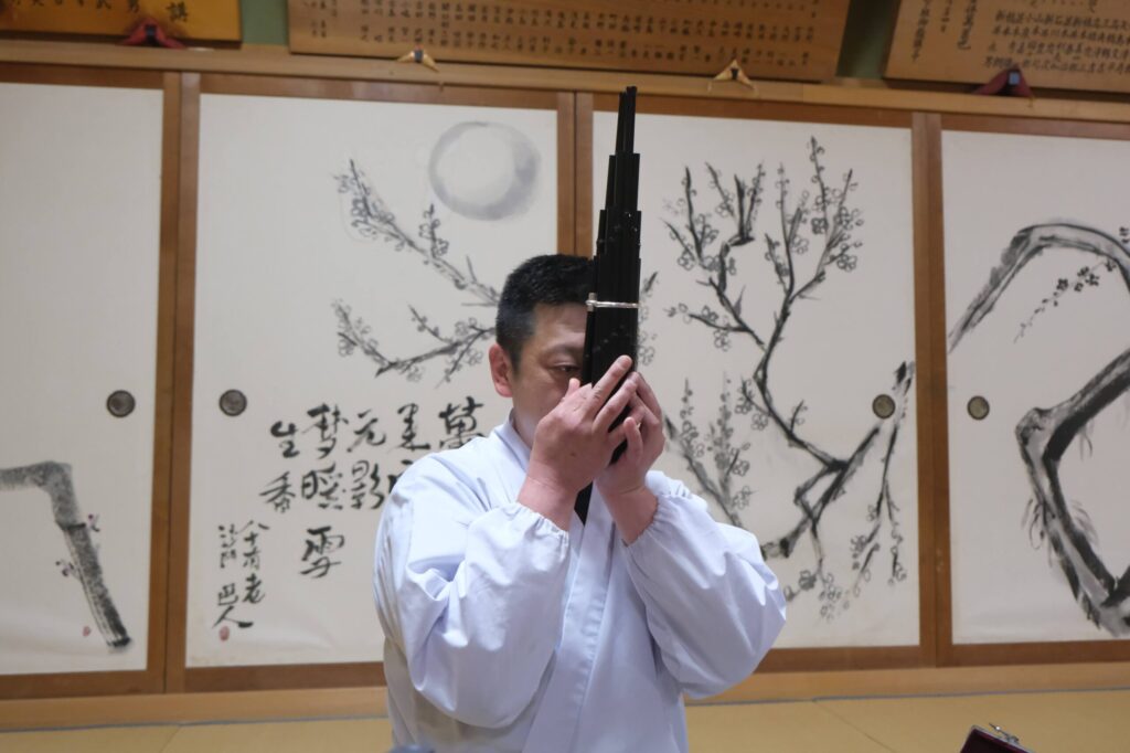 御岳山　能保利　雅楽　演奏