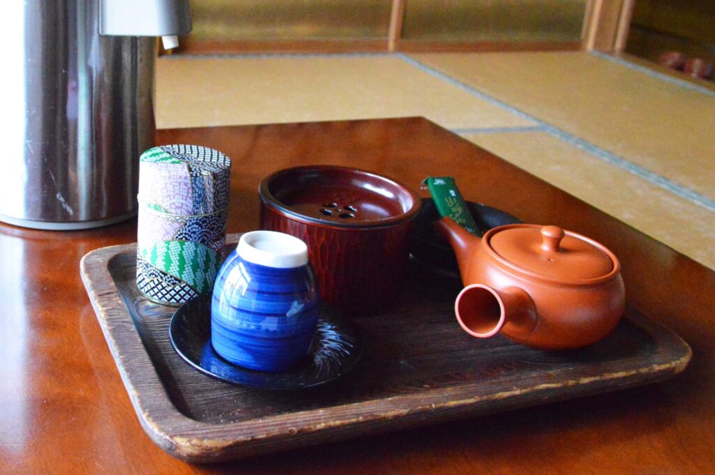 御岳山 静山荘 お茶