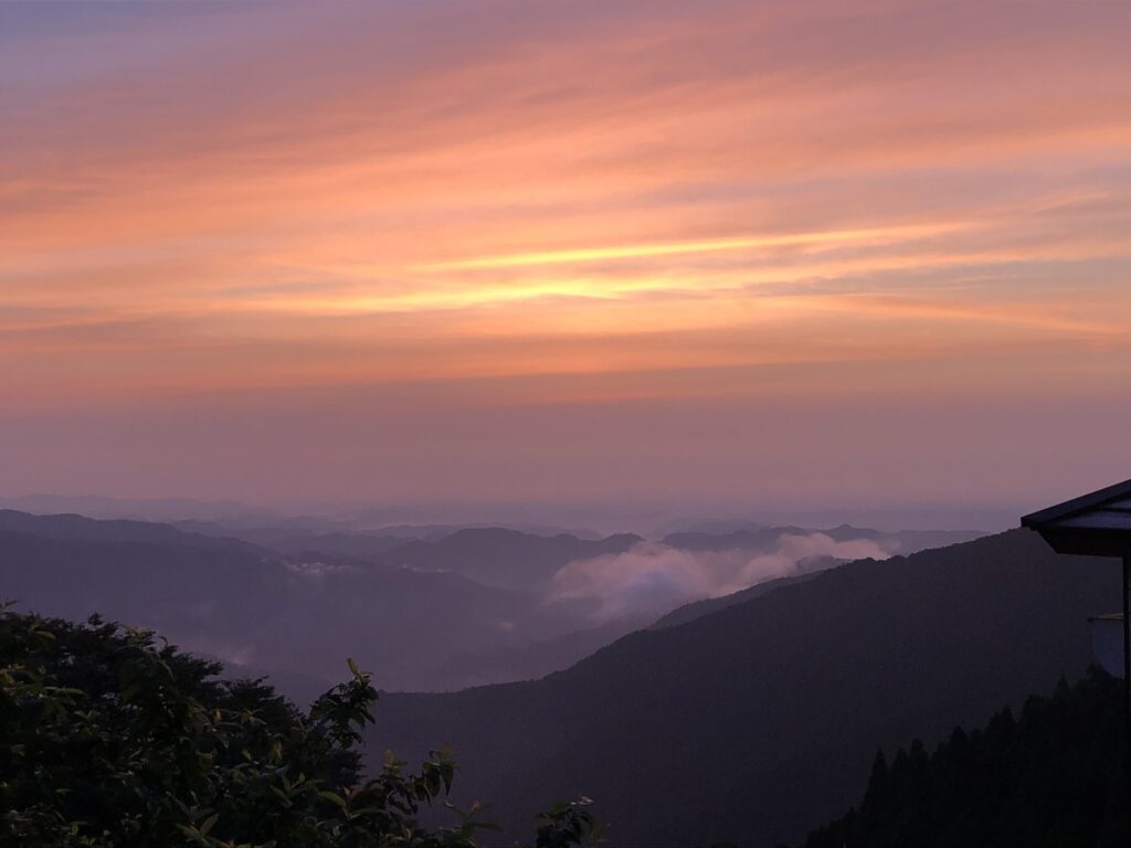 御岳山 町久保田 雲海