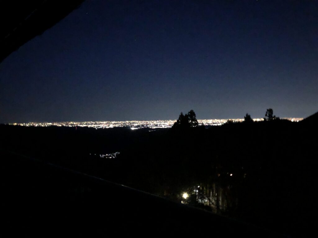 御岳山 町久保田 夜景
