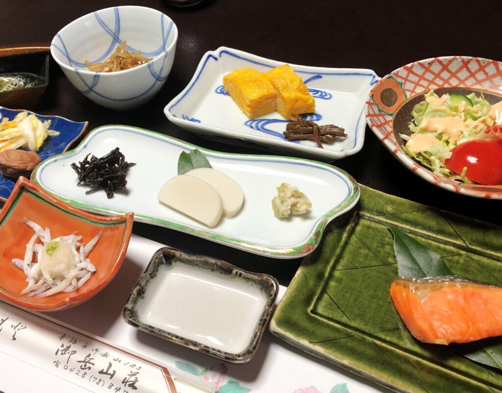 御岳山　御岳山荘　朝食