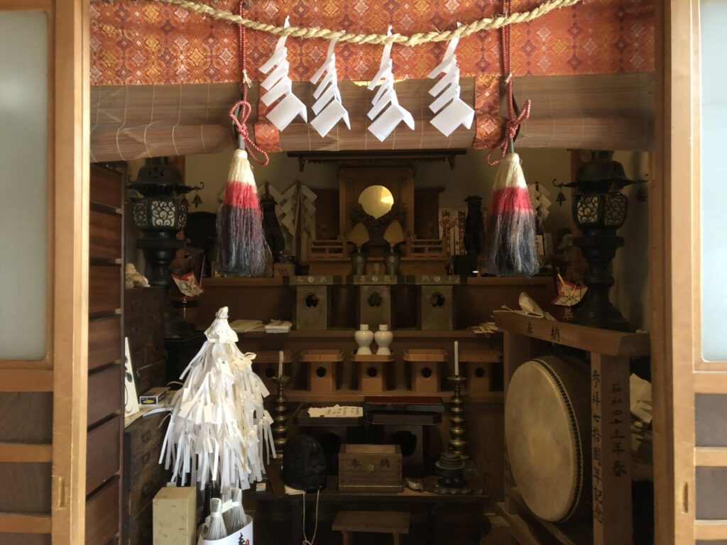 御岳山 静山荘 神事