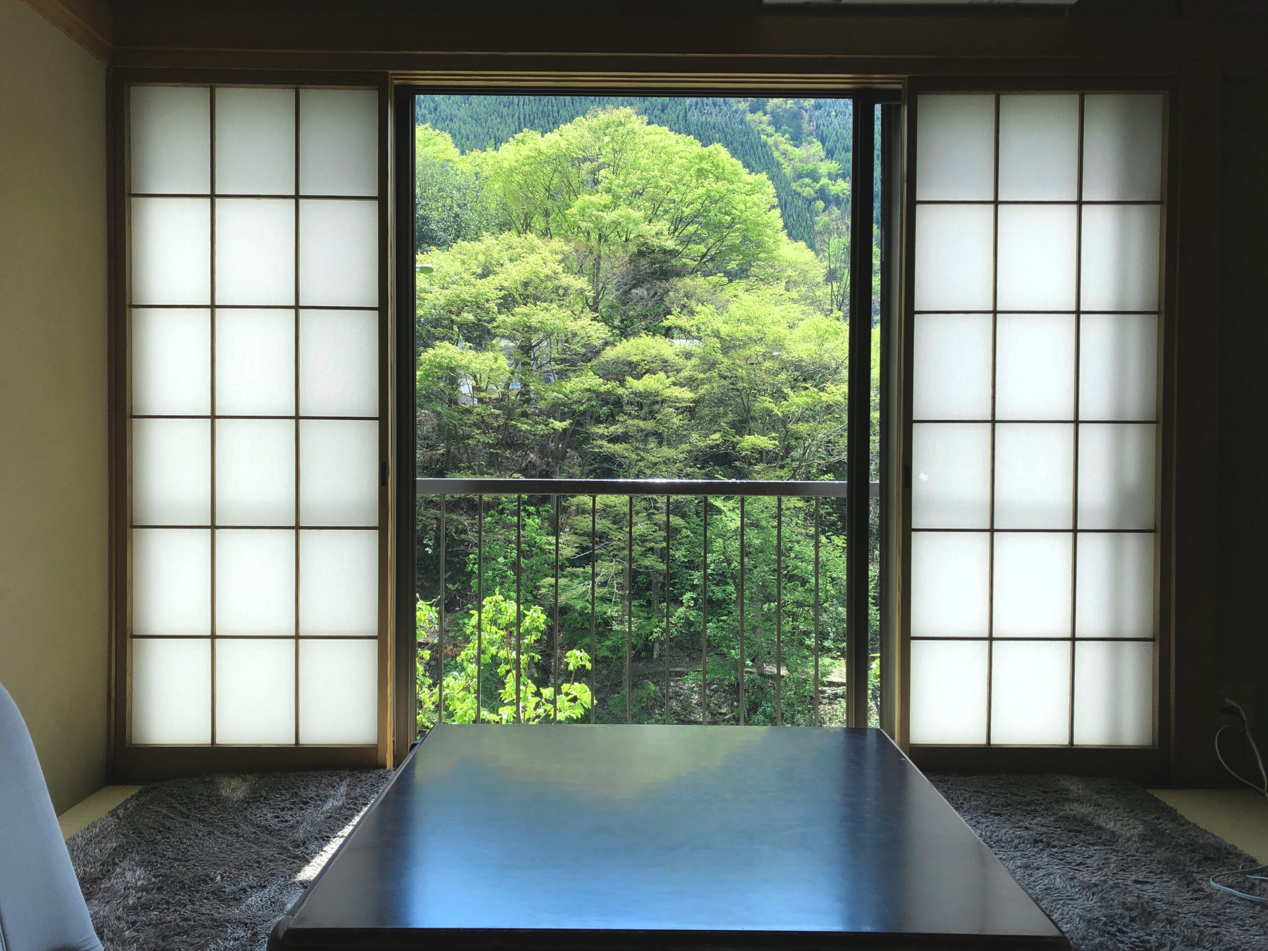 お宿やお九　部屋からの眺め