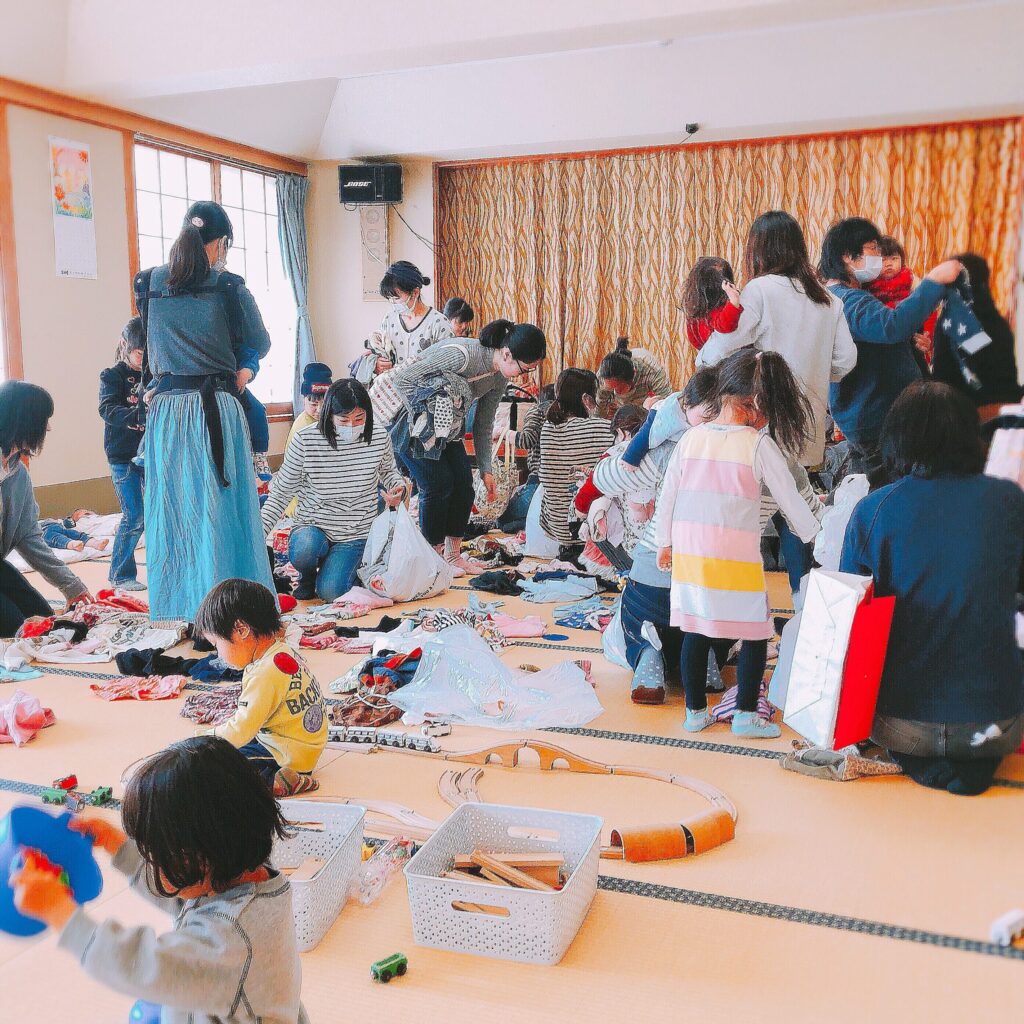長淵保育園　子育て広場　ほのぼの&とことこ　交換会