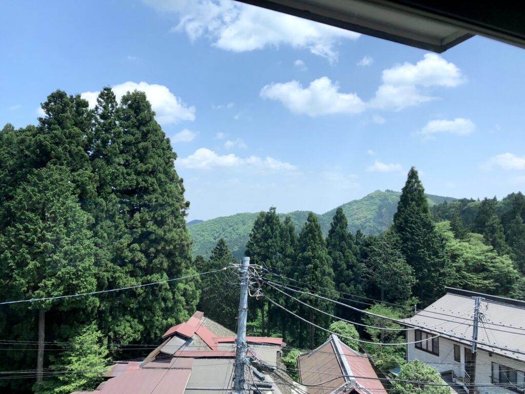 御岳山　片柳荘　見晴らし