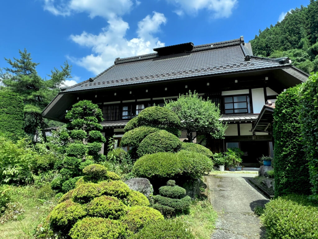 青梅　成木　日本家屋　母屋