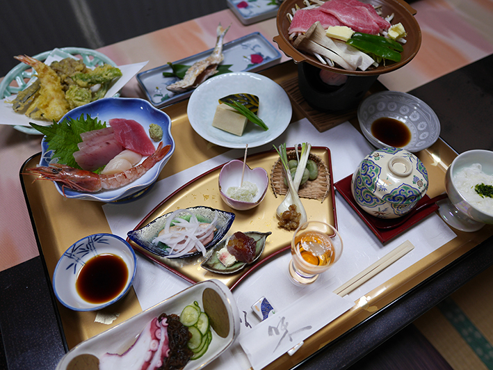 御岳山 登奈利荘 料理 夕食