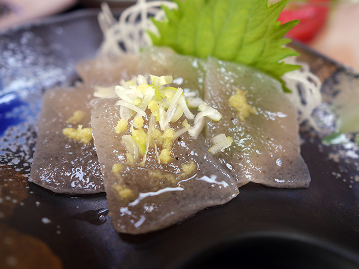 御岳山 登奈利荘 料理 手作りこんにゃく