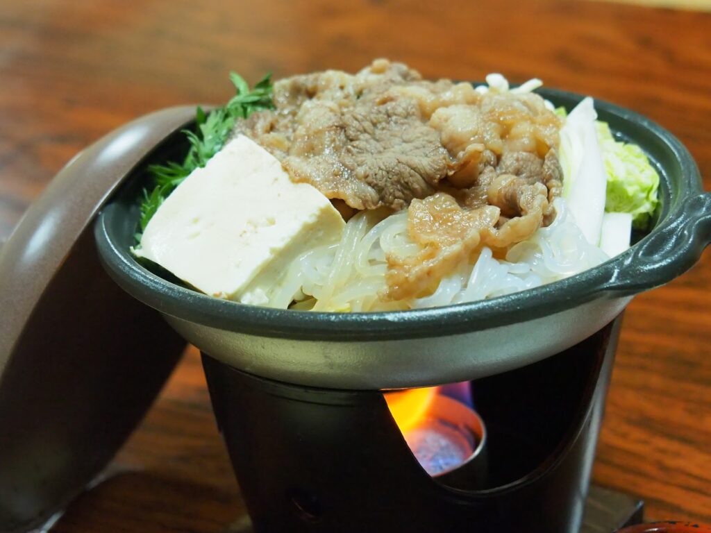 御岳山 町久保田 牛すき焼き