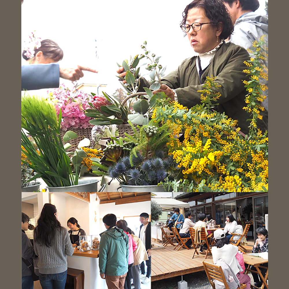 青梅 maru.+BEANS CAFE べじのわマルシェ
