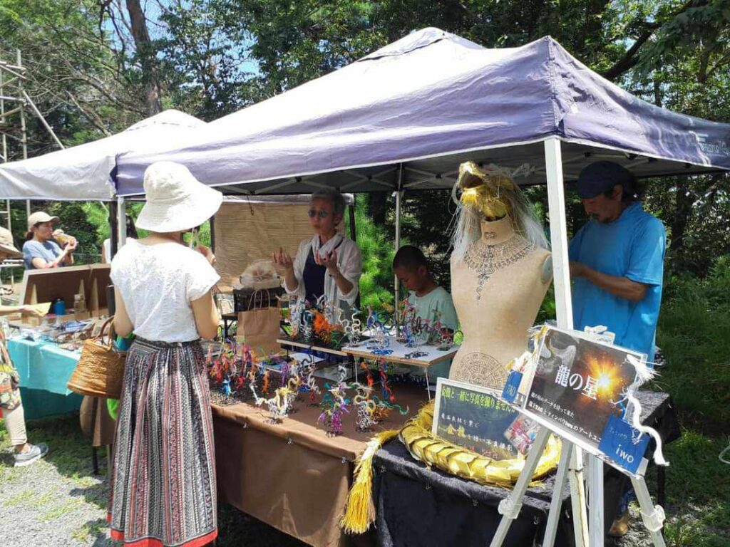 青梅 金刀比羅神社 月並祭 ふねふねご縁市