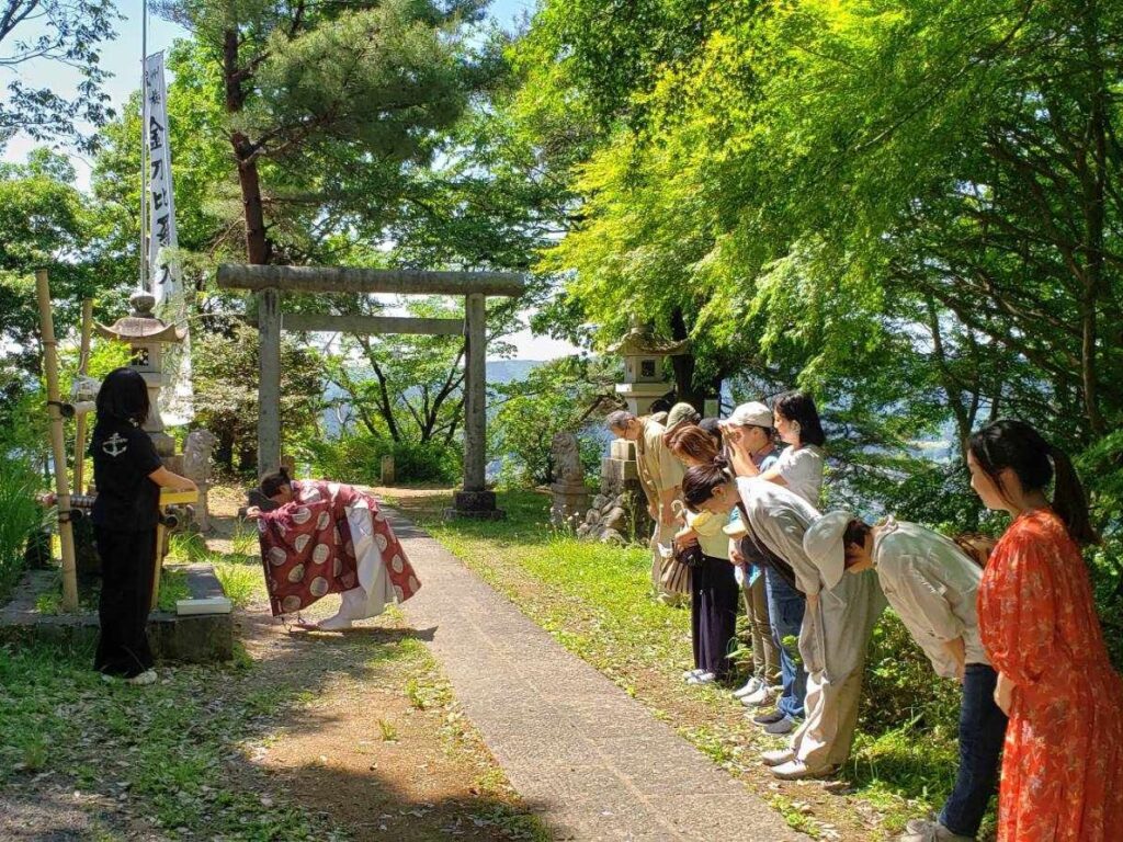 青梅 金刀比羅神社 月並祭 ふねふねご縁市