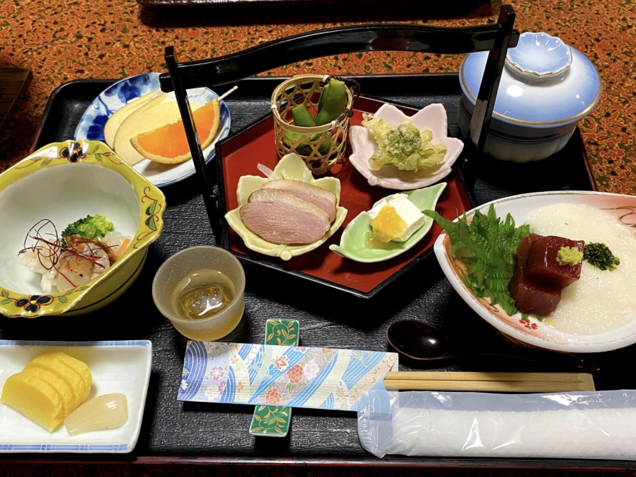 憩山荘の夕食