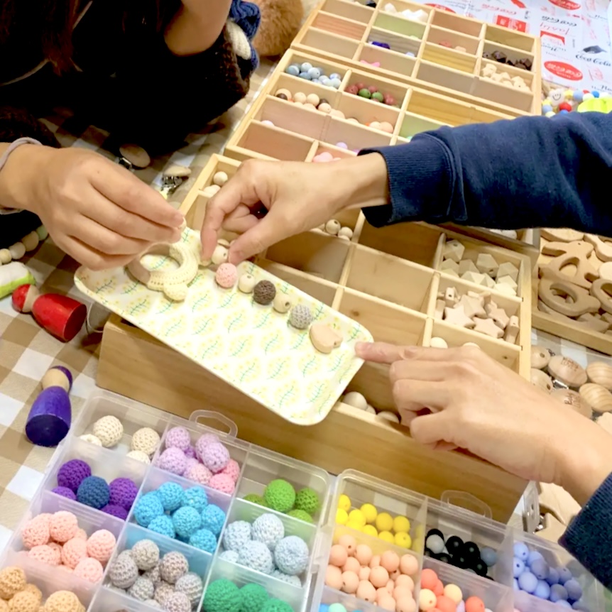 青梅　モノコトマルシェ　歯固め　手作り