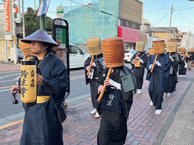 2025年の虚無僧行列