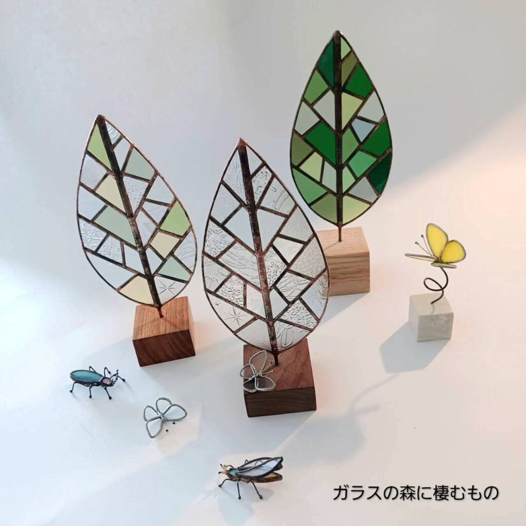 簗瀬まりこ ガラスアート作品