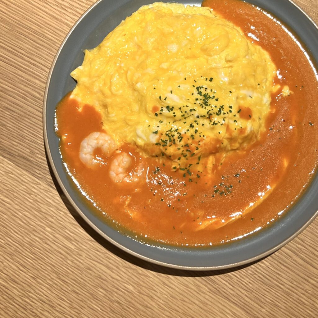 青梅 カフェトイロ ランチ オムライス
