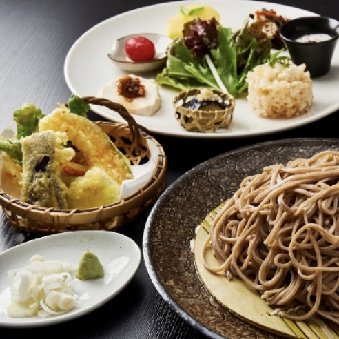 青梅　手打ちうどん　そば　稀星セット