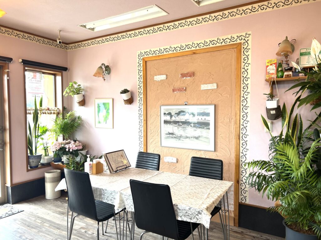 青梅 イタリアン ピザ パルファン 店内