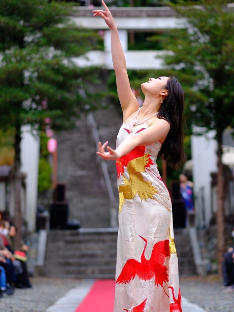 着物リメイクドレス花嫁打ち掛け