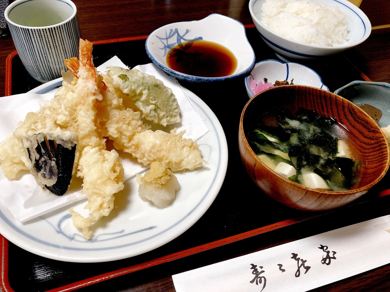 青梅　うなぎ　寿々喜家　えび　天ぷら