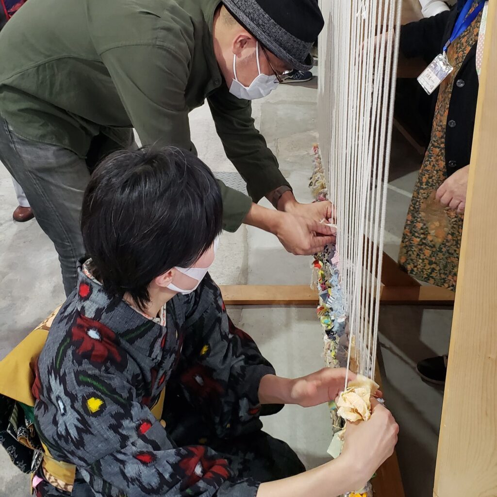 【ワークショップ】大きな織物