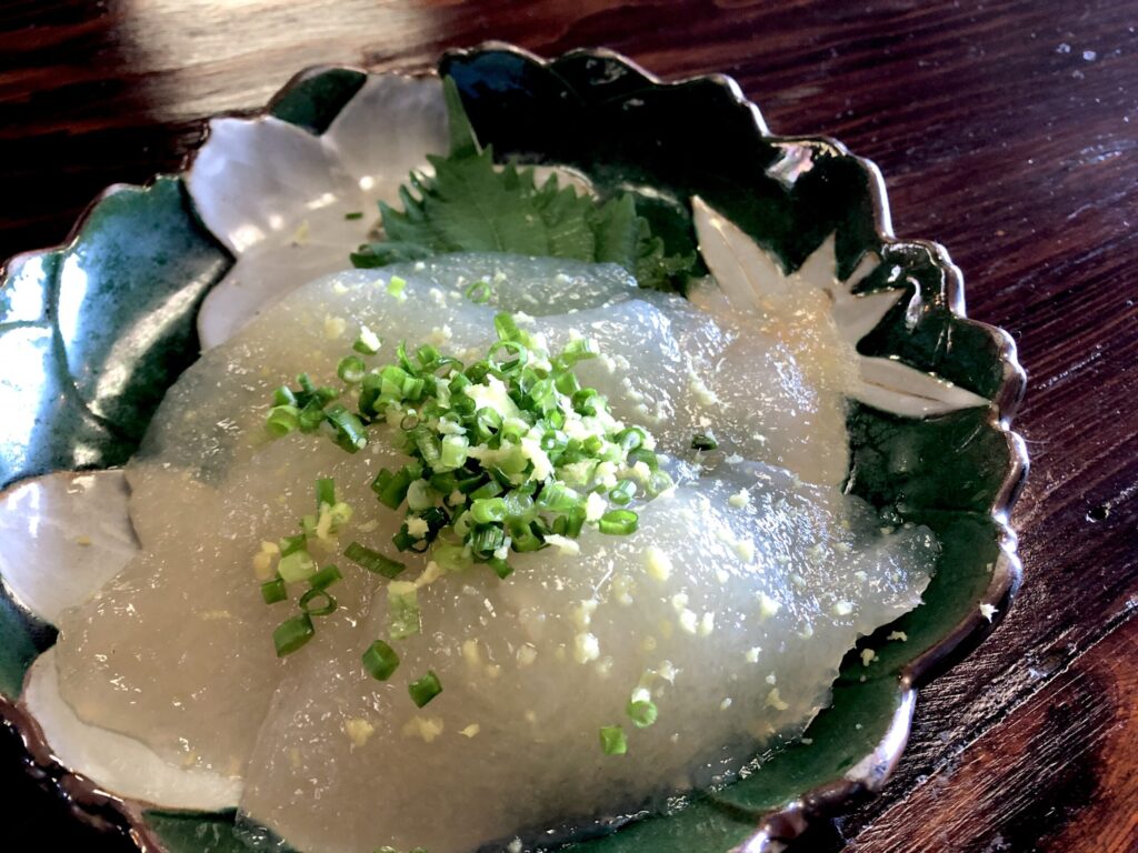 透き通る生こんにゃく