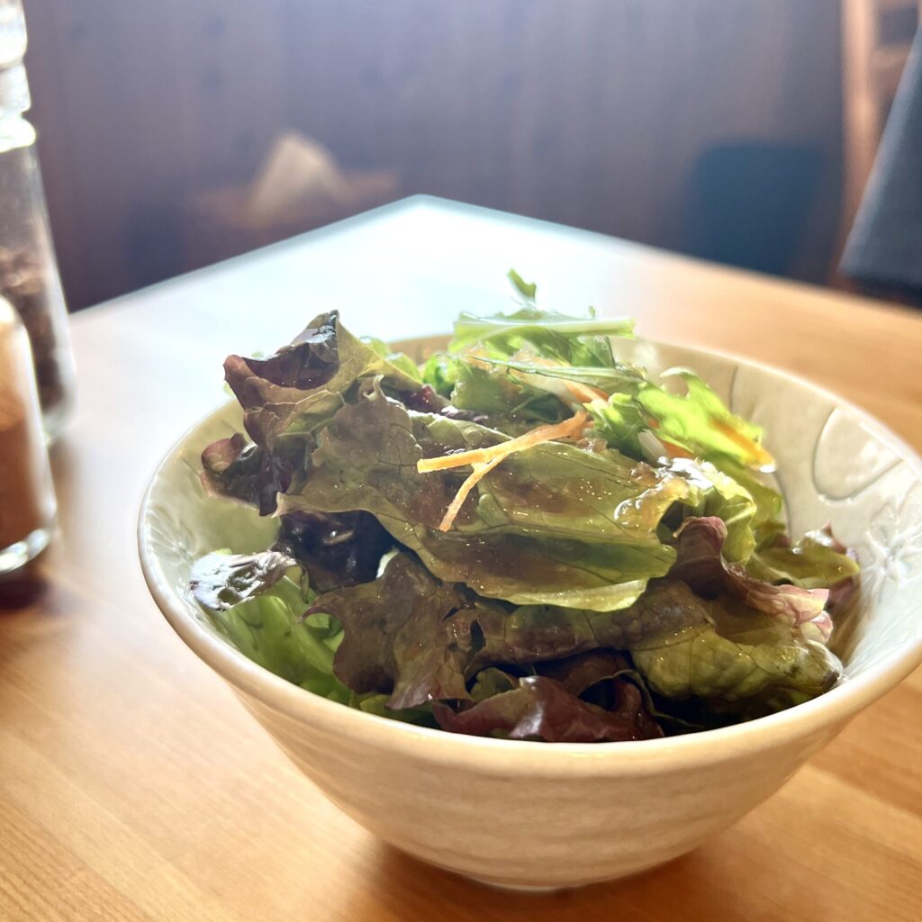 青梅 つけ蕎麦KATSURA セットサラダ