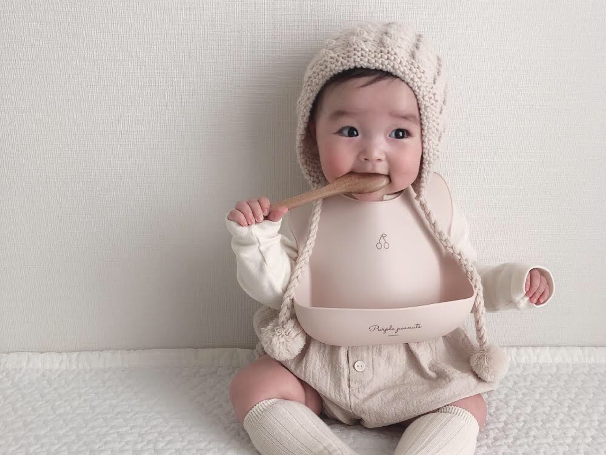 Purple Peanuts　赤ちゃんとスタイビブ