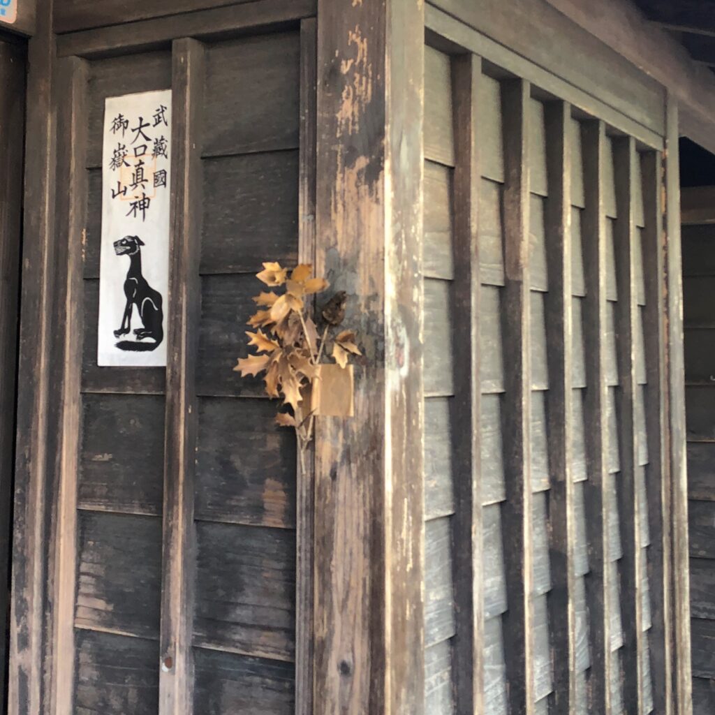 青梅 御岳山 武蔵御嶽神社 おいぬ様の御札