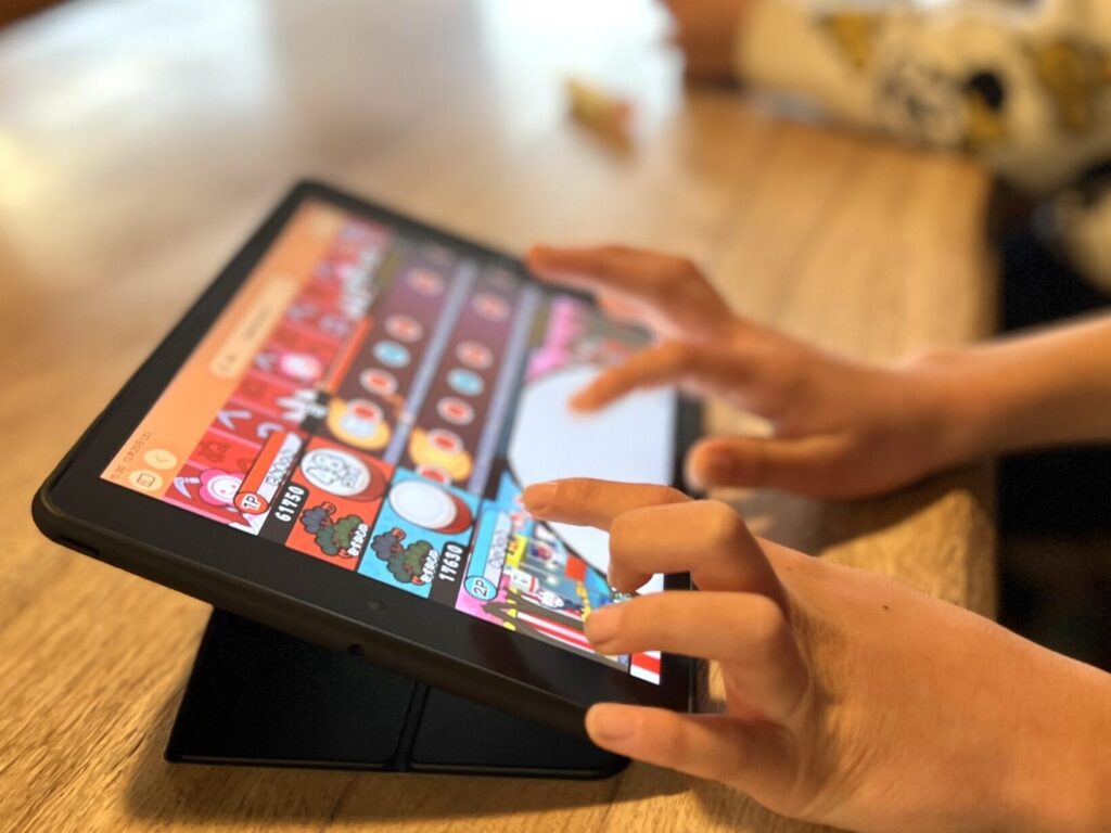 タブレット　太鼓の達人　２人対戦